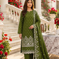 Women's Unstitched Purple 5 Pcs Self Jacquard Sequins Embroidered Suit
