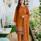 Women's Unstitched Olive Green 5 Pcs Self Jacquard Sequins Embroidered Suit