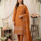 Women's Unstitched Deep Plum 5 Pcs Self Jacquard Sequins Embroidered Suit