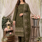 Women's Unstitched Deep Plum 5 Pcs Self Jacquard Sequins Embroidered Suit