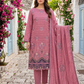 Women's Unstitched Black 5 Pcs Self Jacquard Sequins Embroidered Suit