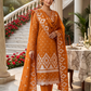 Women's Unstitched Purple 5 Pcs Self Jacquard Sequins Embroidered Suit